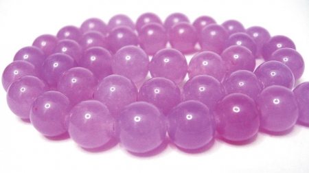 Jade Orchidee Violett 10 mm Edelstein Strang